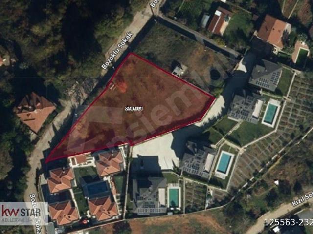 Şile Kızılcaköyde Köyün En Güzel Yerinde Satılık 2140 m2 Arsa