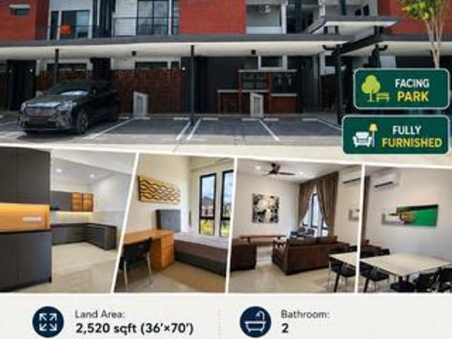 Ilham Residence 3 Shah Alam For Rent Fully Furnished Facing Park