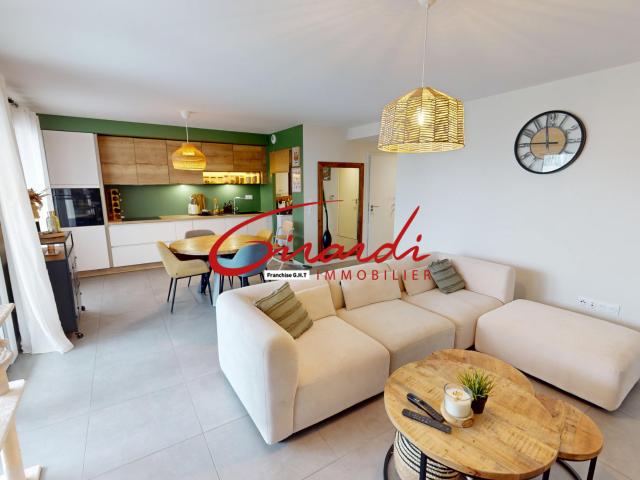 ILLZACH APPARTEMENT 3 PIECES 71 M2 RÉSIDENCE DE 2019 AVEC ASCENSEUR, GARAGE, PARKING, CAVE ET TERRASSE