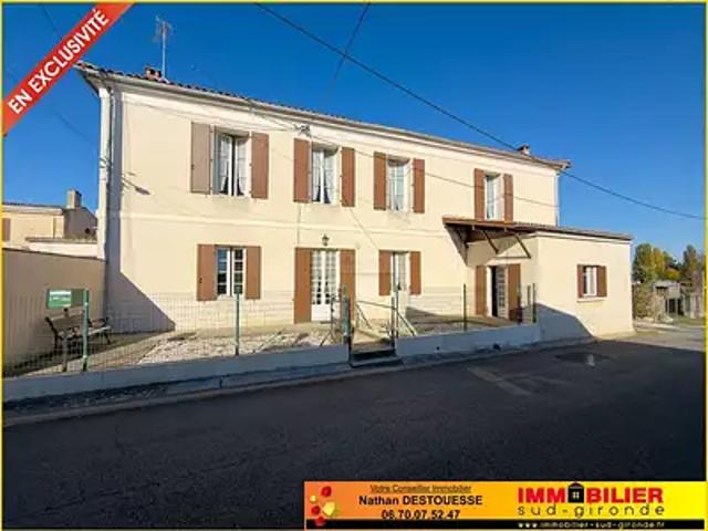 Illats 33720 Achat / Vente maison 10 pièces t10