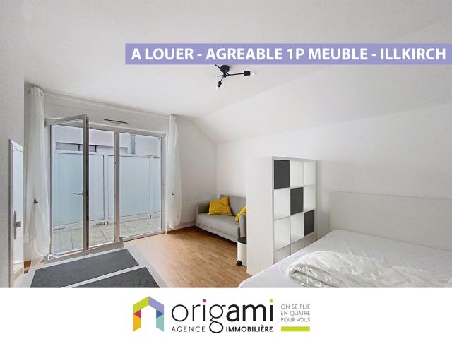 ILLKIRCH Agréable 1P meublé