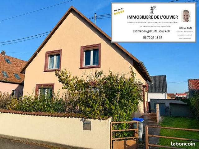 Illkirch au calme, Maison 130m² sur 4.29 ares avec fort potentiel