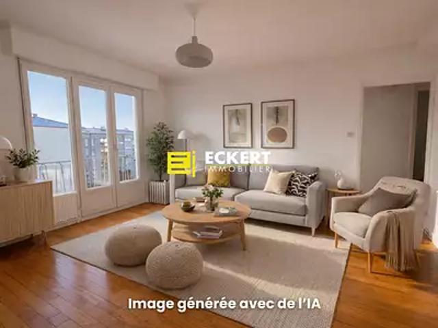 Illkirch Graffenstaden 67400 Achat / Vente appartement 3 pièces t3 au dernier étage