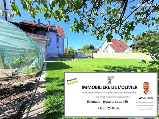 ILLKIRCH superbe Duplex 131m² avec terrasse et jardin privatif