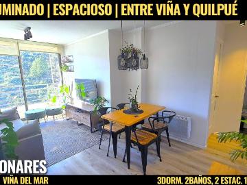 Iluminado | Espacioso | Entre Viña y Quilpué