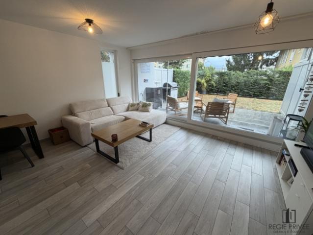 2 ½ Zimmer Wohnung im Erdgeschoss mit individuellem Garten