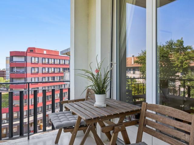 Im Herzen der internationalen Organisationen, 3 Zimmer mit Terrasse