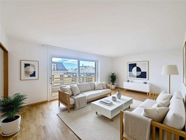 Im Obergeschoss – Große 3,5 Zimmer auf einer Ebene mit 79 m² + Balkon
