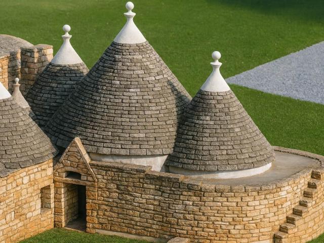 Immersi tra ulivi secolari, mandorli e vigneti, i sette trul. 65m² Cisternino