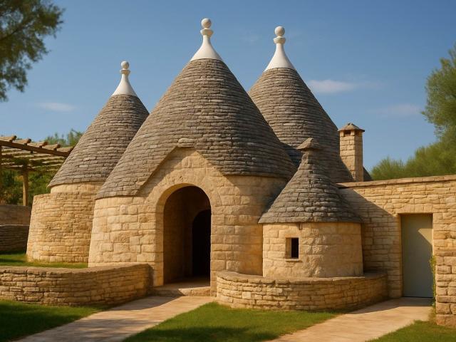 Immersi tra ulivi secolari, mandorli e vigneti, i sette trul. 67m² Cisternino