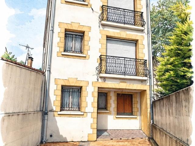 Immeuble 4 appartements + terrains