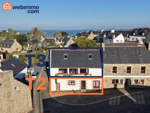 Maison de ville 112m² Trédrez Locquémeau