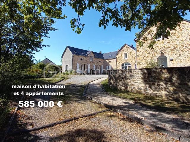 Immeuble 253 m² rénové en 4 appartements