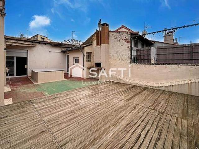 Immeuble 2 appartements, garage et terrasse
