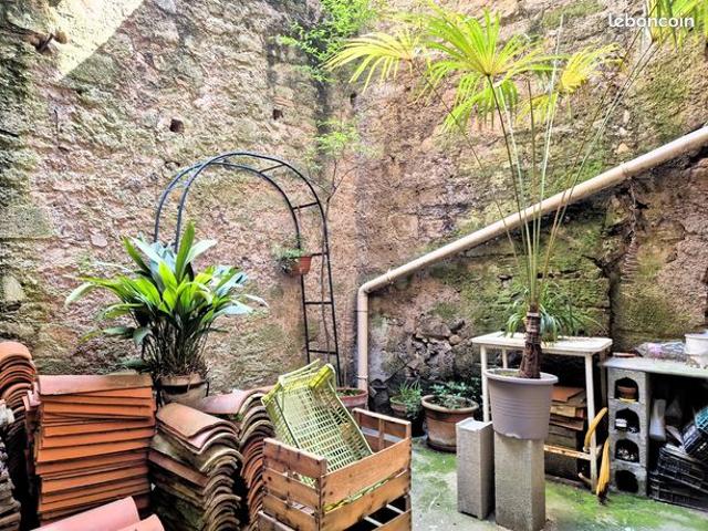 Immeuble 3 appartements + garage + cave voutee + patio