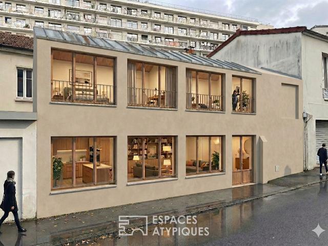 Immeuble à Bâtir avec permis purgé proche Ligne 14 et Petite Ceinture