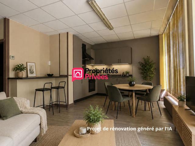 Immeuble à fort potentiel de 150 m2 T3 et local CHAPDES BEAUFORT 63230