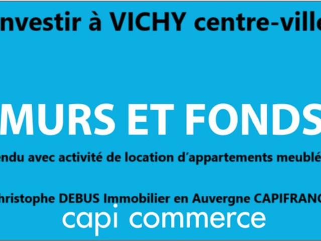 Rare affaire à saisir, un immeuble à vendre SCI et SARL VICHY centre ville 03