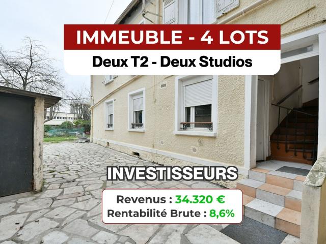 IMMEUBLE DE RAPPORT 4 LOTS