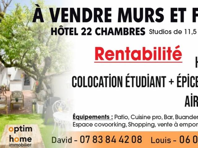 IMMEUBLE DE RAPPORT – 509 m² – FORT POTENTIEL INVESTISSEUR