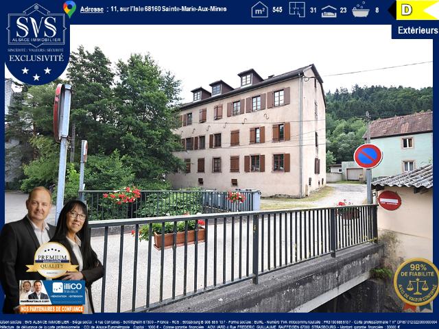 Immeuble de rapport 8 logements tous loués, caves, parkings