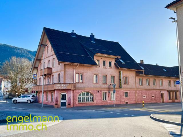 Immeuble locatif avec restaurant / Mehrfamilienhaus mit Restaurant