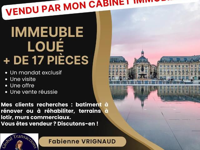 Immeuble loué: vendu !