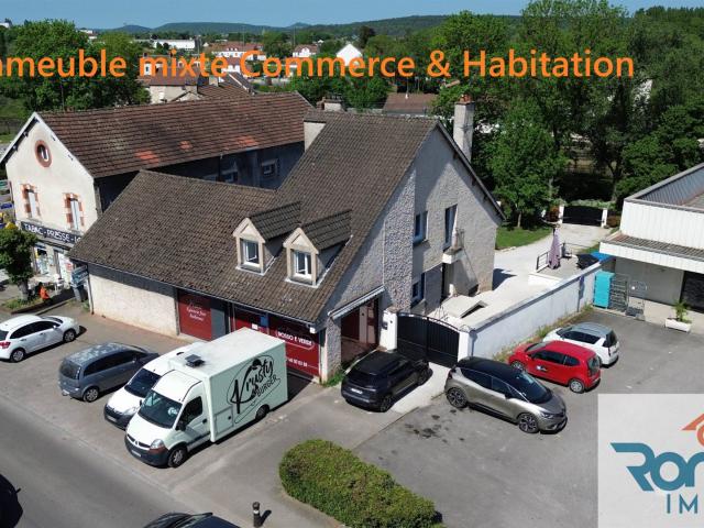 Immeuble Mixte: Commercial & Habitation 250m² Marcilly sur Tille