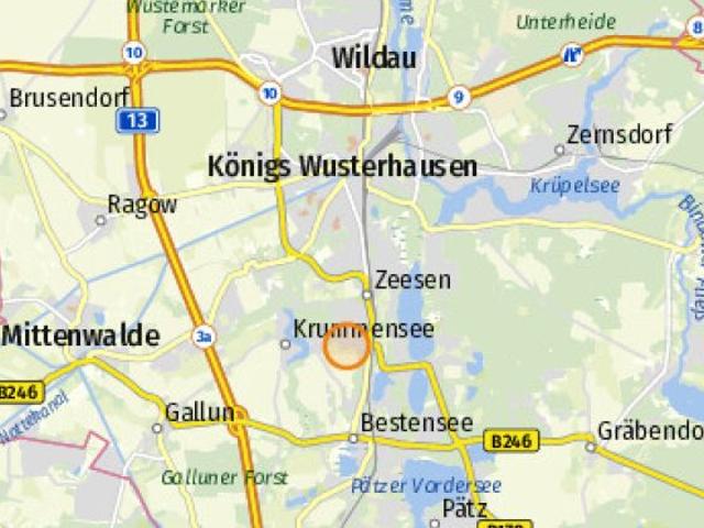 IMMOBERLIN.DE Südwest Ecklage! Erschlossenes Baugrundstück nahe Zeesener See