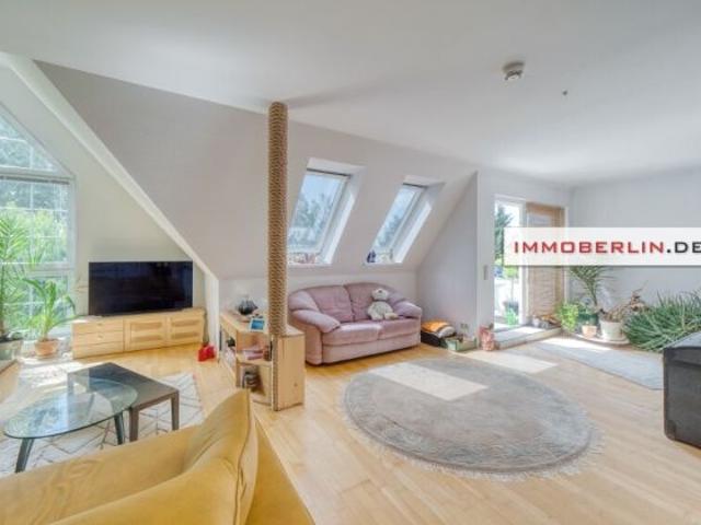 IMMOBERLIN.DE Sehr sympathische Wohnung mit Südterrasse & Balkon in ländlicher Lage