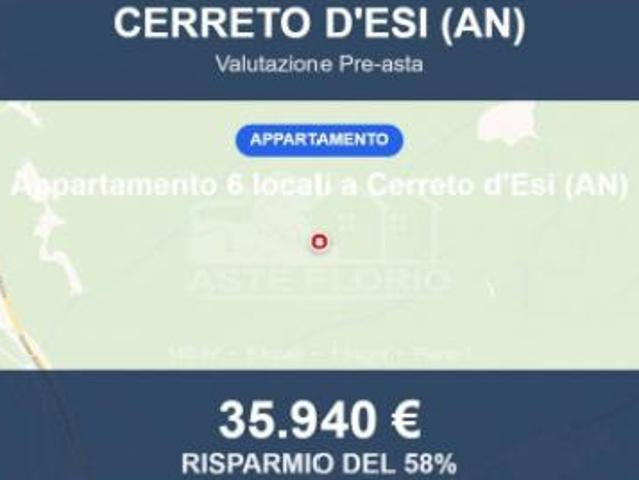 Immobile in asta di 140 m con più di 5 locali in vendita a Cerreto d'Esi