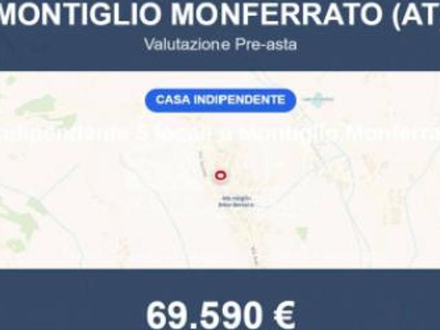 Immobile in asta di 141 m, box auto in vendita a Montiglio Monferrato