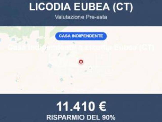 Immobile in asta di 142 m, box auto in vendita a Licodia Eubea