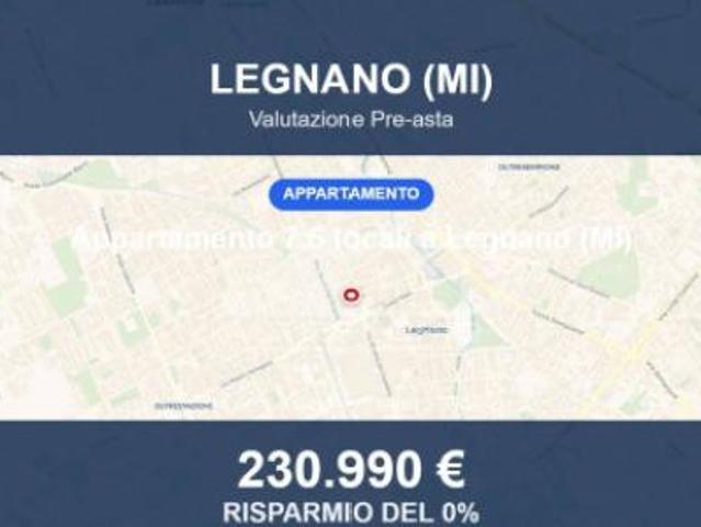 Immobile in asta di 144 m con più di 5 locali e box auto in vendita a Legnano