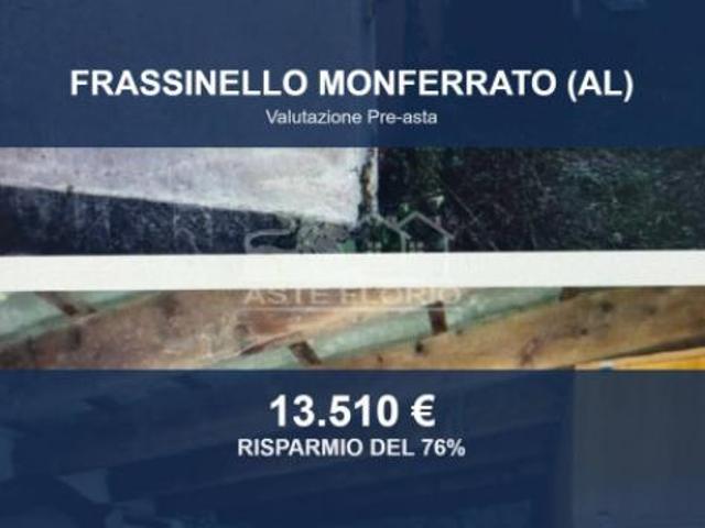 Immobile in asta di 153 m, box auto in vendita a Frassinello Monferrato