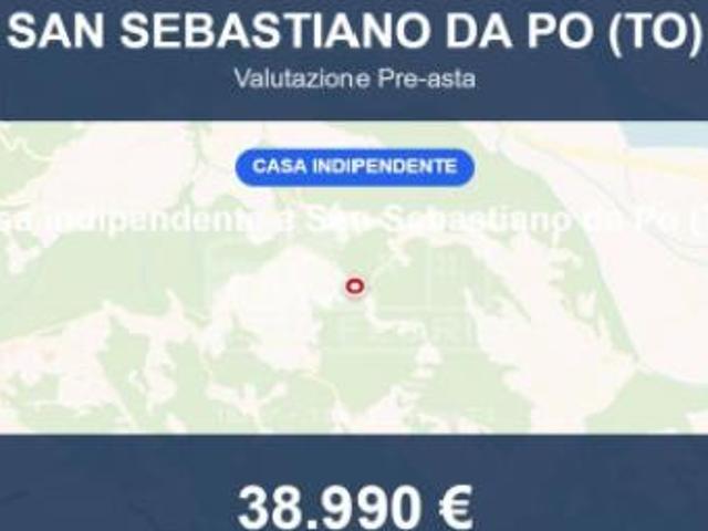 Immobile in asta di 153 m, box auto in vendita a San Sebastiano da Po