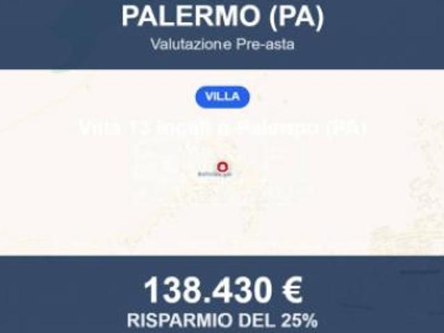 Immobile in asta di 1500 m con più di 5 locali in vendita a Palermo