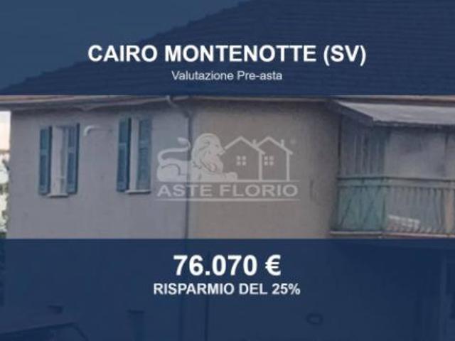 Immobile in asta di 157 m con più di 5 locali e box auto in vendita a Cairo Montenotte