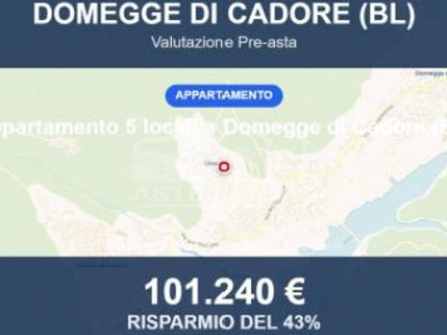 Immobile in asta di 155 m, box auto in vendita a Domegge di Cadore