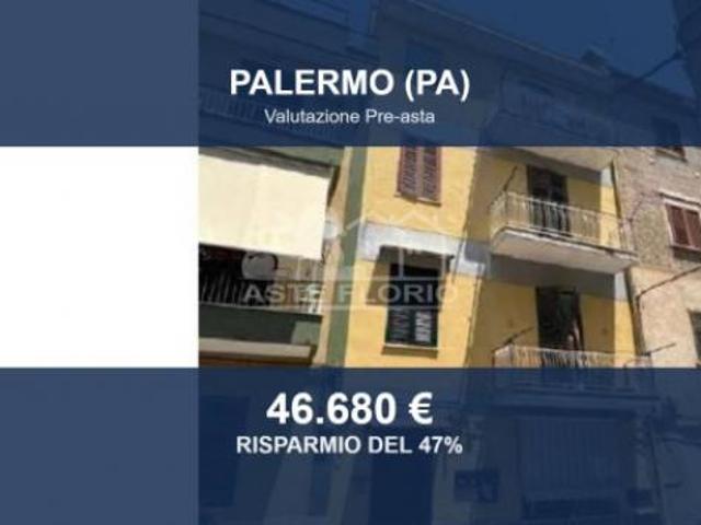 Immobile in asta di 155 m con più di 5 locali in vendita a Palermo