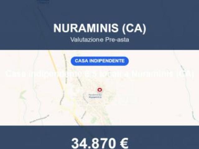 Immobile in asta di 160 m con più di 5 locali in vendita a Nuraminis