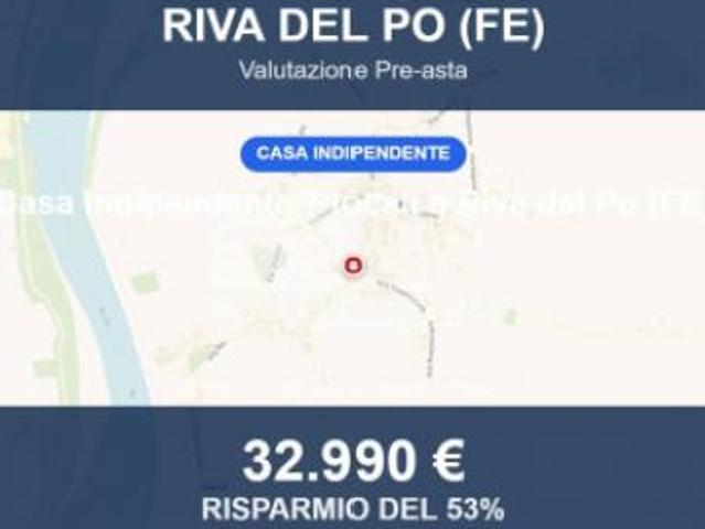 Immobile in asta di 162 m con più di 5 locali in vendita a Riva del Po