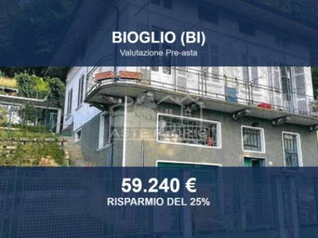 Immobile in asta di 167 m con più di 5 locali e box auto in vendita a Bioglio