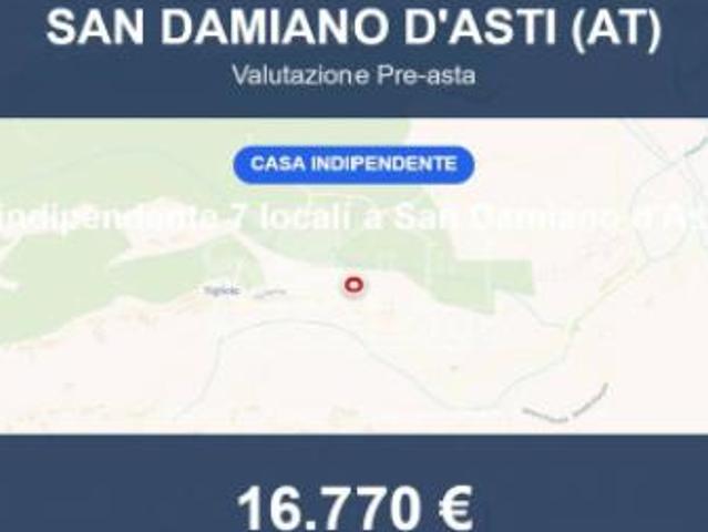 Immobile in asta di 167 m con più di 5 locali in vendita a San Damiano d'Asti