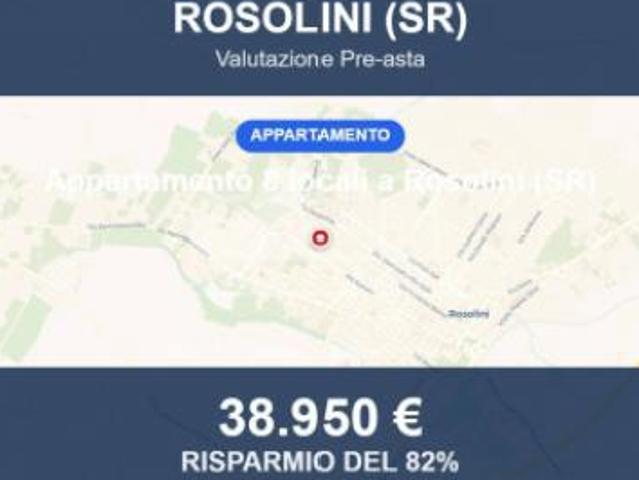 Immobile in asta di 165 m con più di 5 locali e box auto in vendita a Rosolini