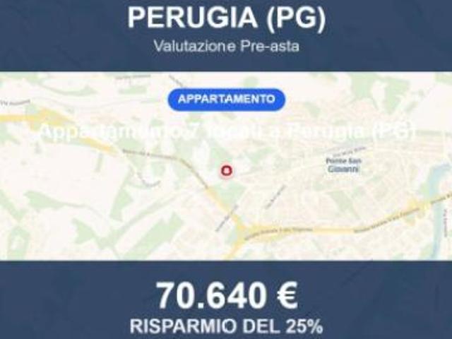 Immobile in asta di 170 m con più di 5 locali e box auto in vendita a Perugia