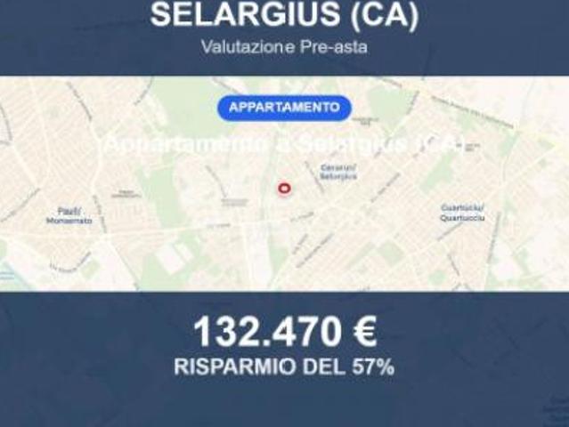 Immobile in asta di 171 m in vendita a Selargius