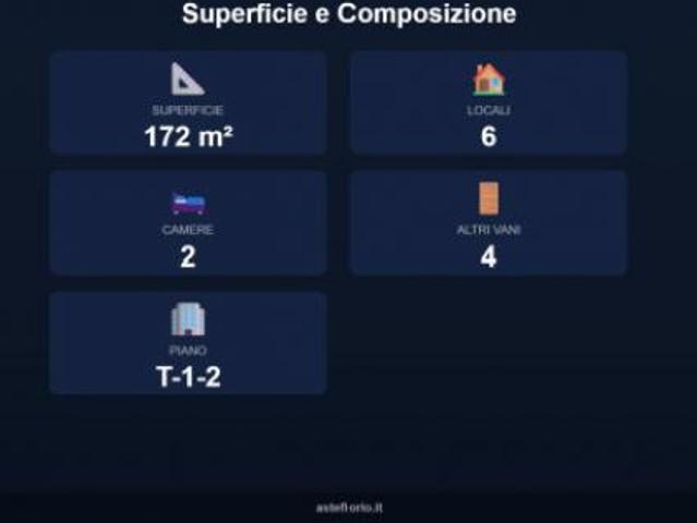 Immobile in asta di 172 m con più di 5 locali in vendita a Cocquio Trevisago