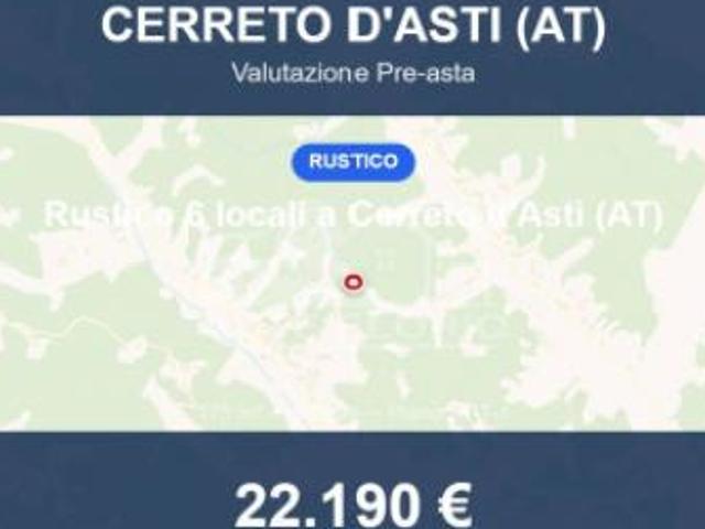 Immobile in asta di 175 m con più di 5 locali in vendita a Cerreto d'Asti