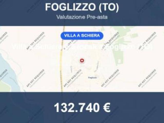 Immobile in asta di 183 m con più di 5 locali e box auto in vendita a Foglizzo